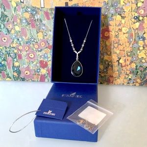 Swarovski Meringue Teardrop Necklace